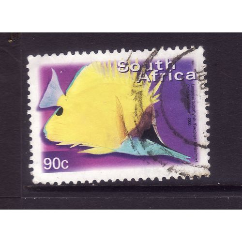 SOUTH AFRICA 2000 90c FORCEPS BUTTERFLY FISH SG 1214 FINE USED