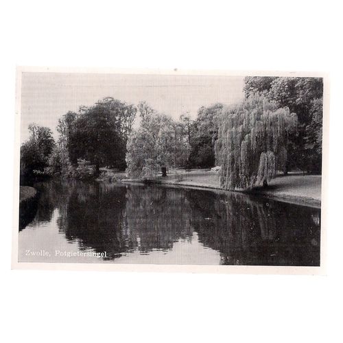ZWOLLE, POTGIETERRSINGEL, NETHERLANDS unused postcard 1957 =