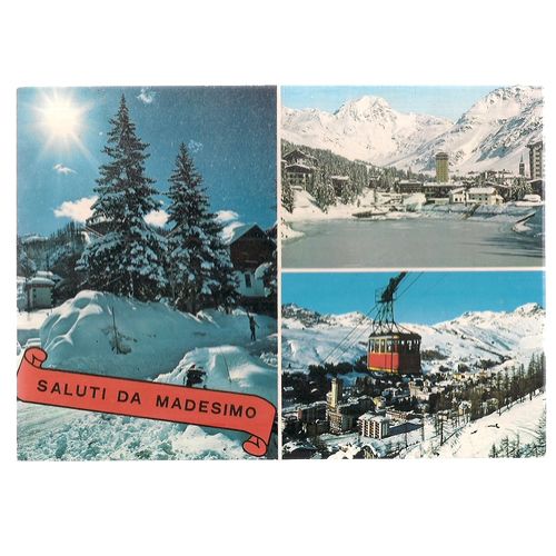 MADESIMO. ITALY.. multiview unused postcard #