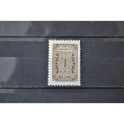 turkey 1962 SG O1977 MM official