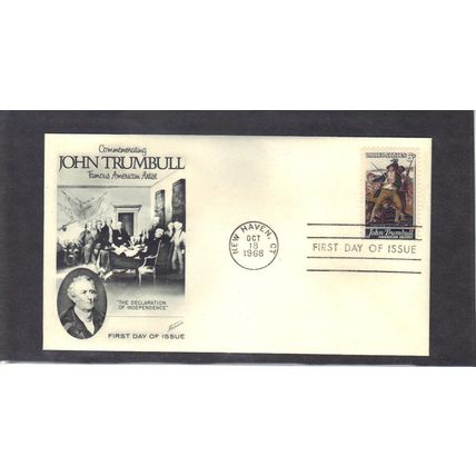 FDC Fleetwood 1361 6c John Trumbull (Cachet-U/A) CV42767
