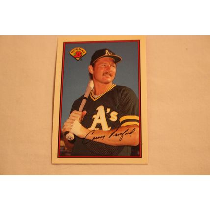 Carney Lansford 1989 Bowman TIFFANY NO. 198