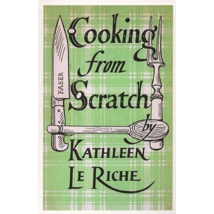 Cooking From Scratch Kathleen Le Riche 1951 Book Postcard