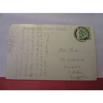 THREE PROMENADES, NORTH SHORE , BLACKPOOL, LANCASHIRE antique postcard 1910 pm =