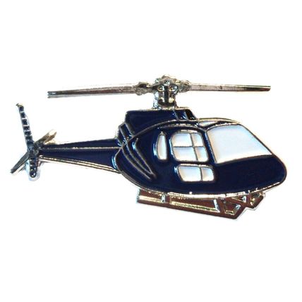Eurocopter AS350 Squirrel Helicopter Aircraft Metal Enamel Chopper Badge New