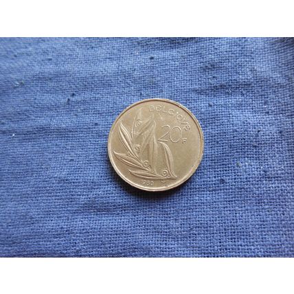 1980 BELGIUM 20 FRANCS COIN. ( Belgique)