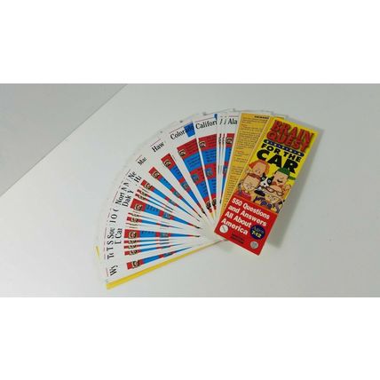 Brain Quest Extra For The Car Ages 7-12 All About America Deck
