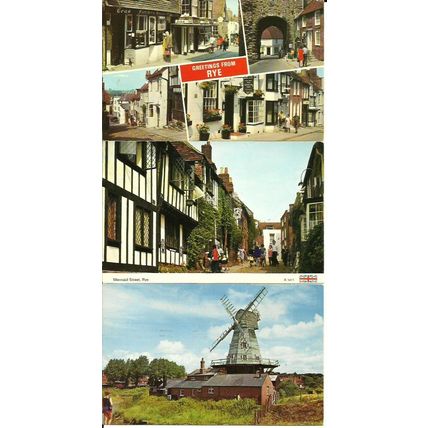 Sussex RYE 3 Postcards (Dennis, Photo Precision )