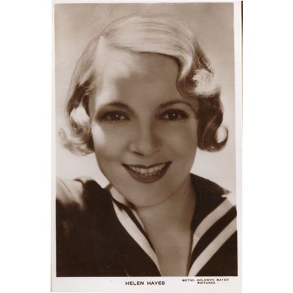 Helen Hayes MGM Film Hollywood Postcard