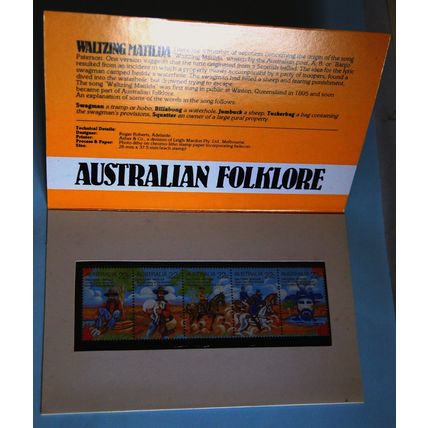 Australia 1980 Folklore presentation pack of M stamps