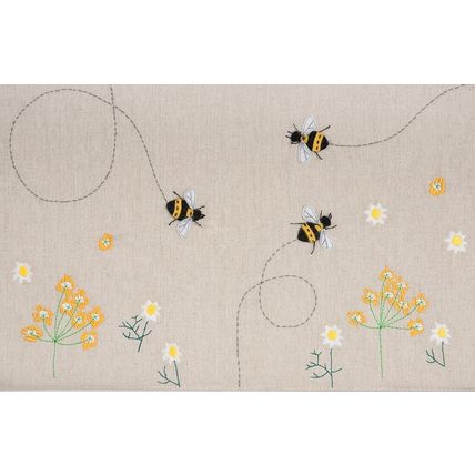 Hobby Gift Sewing Box Wicker Basket - Linen Bee