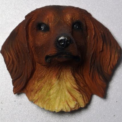Dog Head Magnetic Refrigerator Magnet Decoration