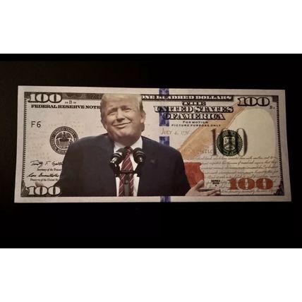 20 Donald Trump 100 dollar bills MAGA Trump 2025 Presidential Race Novelty Money