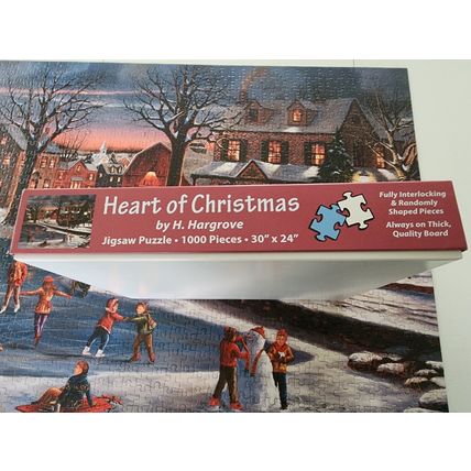Heart of Christmas by H. Hargrove Vermont Christmas Co. 1000 Piece Jigsaw Puzzle