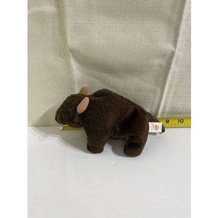 ROAM the BUFFALO / BISON - TY Beanie Babies Baby September 27th Birthday 1998