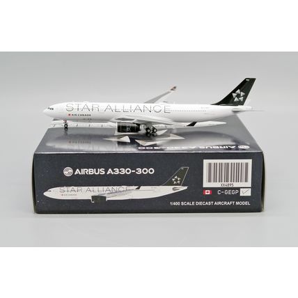 A330-300 AIR CANADA STAR ALLIANCE REG: C-GEGP W/ANTENNA - JC WINGS JC4895 1/400