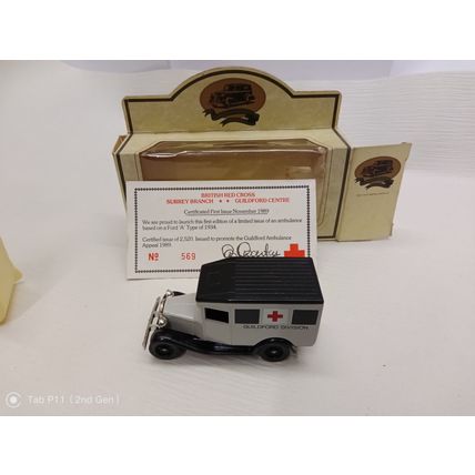 LLEDO DAYS GONE 1934 FORD A TYPE BRITISH RED CROSS VAN ( PRE-OWNED)