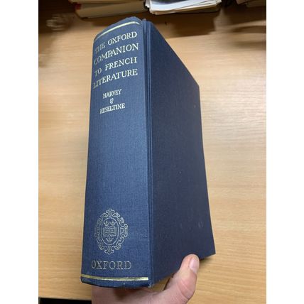 1959 "THE OXFORD COMPANION TO FRENCH LITERATURE" 1.3kg HARDBACK BOOK (P7)