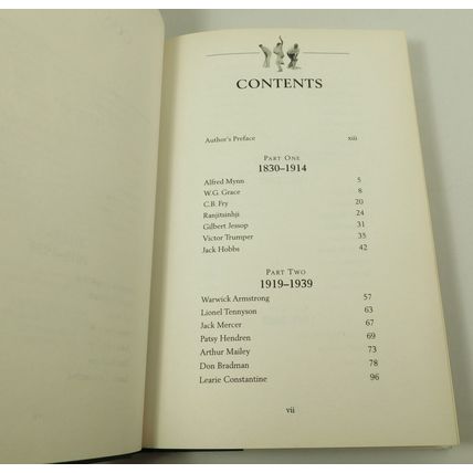 Signed First Edition Book Crickets Great Entertainers Henry Blofeld HBDJ