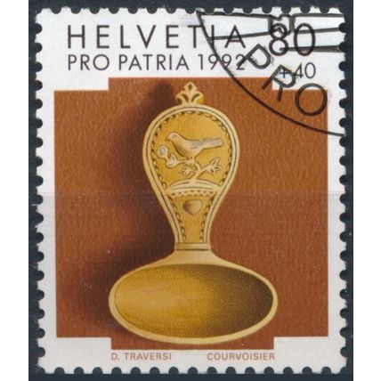 Pro Patria, Folk Art: 80+40c - Switzerland 1992 - FH - MiNr 1472