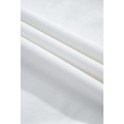White Contrast Rainbow Trim Drop Shoulder Pullover Sweatshirt