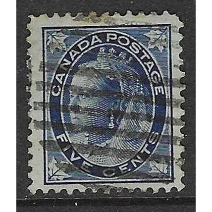 CANADA 1897 QUEEN VICTORIA 5c USED SG146 #2