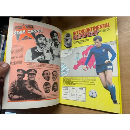 1979 "SCOOP 1980" UK FOOTBALL SOCCER ANNUAL HARDBACK BOOK (P4)