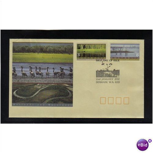 1992 AUSTRALIA WETLANDS AND WATERWAYS FDC