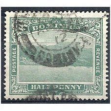 Dominica 1908 SG47 1/2d Blue-Green Fine Used