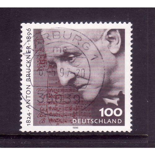 GERMANY 1996 SG 2739 100pf CENT ANTON BRUCKNER FINE USED