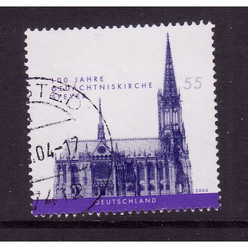 GERMANY 2004 55c ANNIV SPEYER MEMORIAL CHURCH FINE USED#