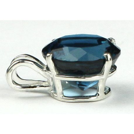London Blue Topaz, 925 Sterling Silver Pendant, SP088