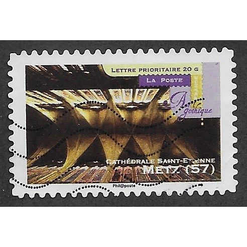 FRA 2011 (58c) 'GOTHIC ART - METZ 57' FINE USED (EBID56-537)
