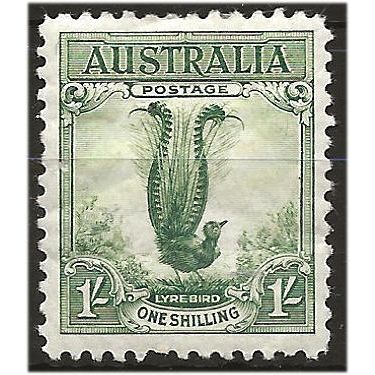 Australia 1932 SG140 1/- Green Mounted Mint .. ..