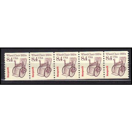 2256 8.4c Wheel Chair Very Fine MNH Dry Gum PNC 1/5 X2993