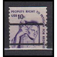 1617av 10c Justice Very Fine MNH Dry Gum Gap Single RS PreCnx CA0893
