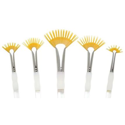 Royal Brush Aqualon Fan Wisp Paint Brush Set