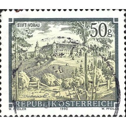 AUSTRIA, MONASTERIES, Augustinian Vorau, grey 1990, 50gr