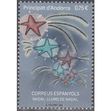 Andorra Español 2022 Etoiles de Noël Neuf **