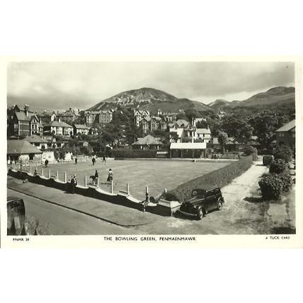 Wales PENMAENMAWR Bowling Green Postcard (Tuck PNMR.39)