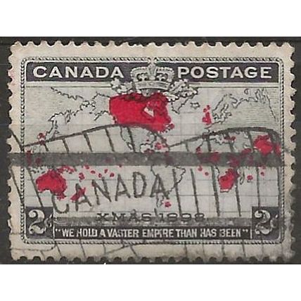 Canada 1898 SG167 2c Greenish-Blue Xmas Fine Used