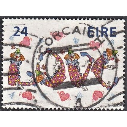 Ireland, 1988 28p Love, SG 684 (Scott #706), used