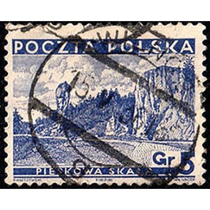 Poland 1935 Scenery 5Gr Used Stamp