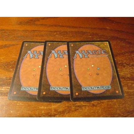 Magic The Gathering, MTG, 3-Cards, 1993-1998, Land, PLAINS, nm, 315