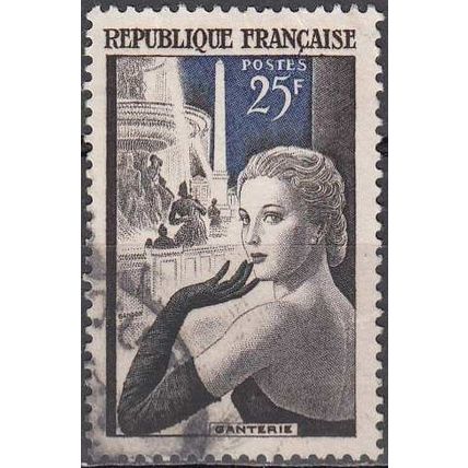 France 1955 Michel 1044 O Cote (2008) 0.50 € La ganterie Elégante Cachet rond