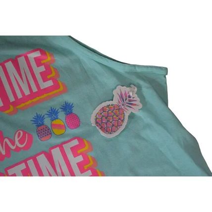 NWT Love & Pineapples "Vacay Time Is The Best Time" Mint Tank Top L