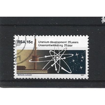 SouthAfrica.Uranium Development stamp.Fine Used.Sep25a