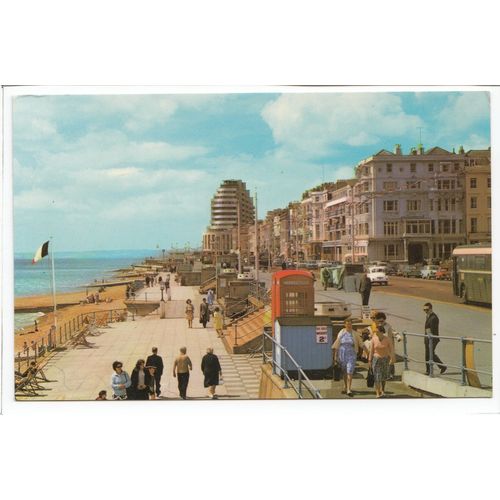 The Promenade St Leonards on Sea East Sussex 1971 Postcard 8185