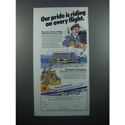 1983 South African Airways Ad - Our Pride
