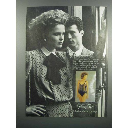 1983 Vanity Fair French Flirts Teddy Ad